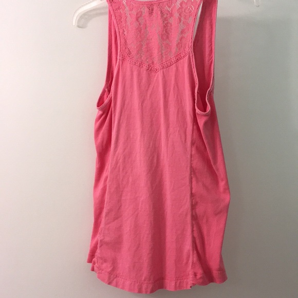 CLEARANCE!!! Mudd Pretty Pink Lace Top - Picture 4 of 5